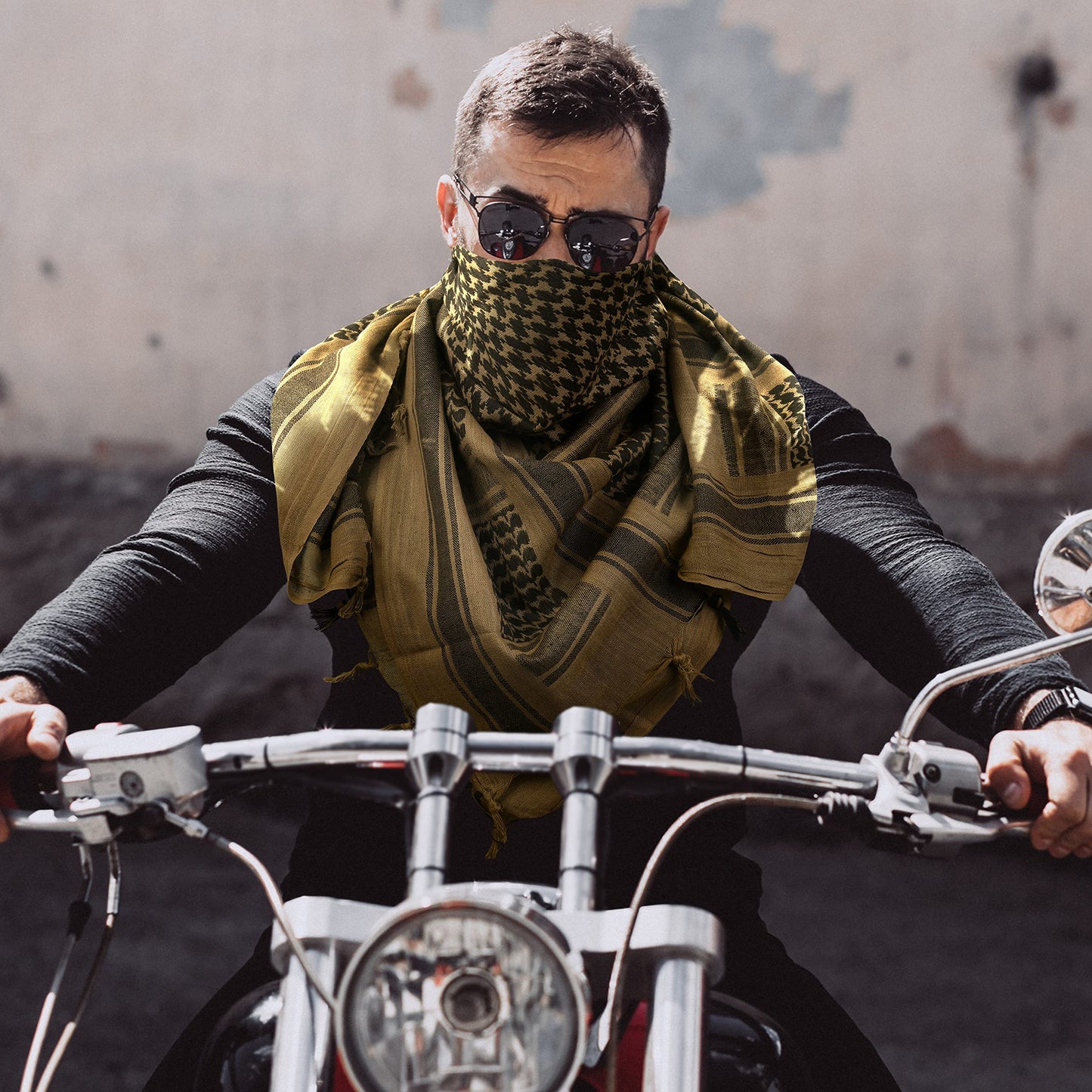 Shemagh Tactical Desert Military Head Scarf Men Women Motorcycle Face Mask Biker Arab Wrap Summer Keffiyeh Cover Scarves…