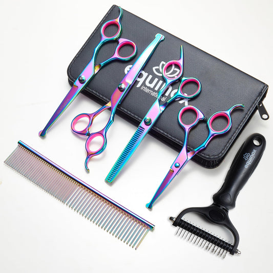 Equinox Dog Grooming Scissors Kit