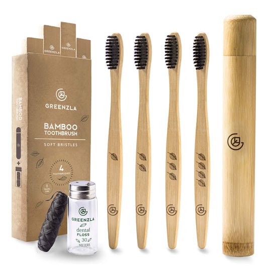 GREENZLA Bamboo Toothbrush