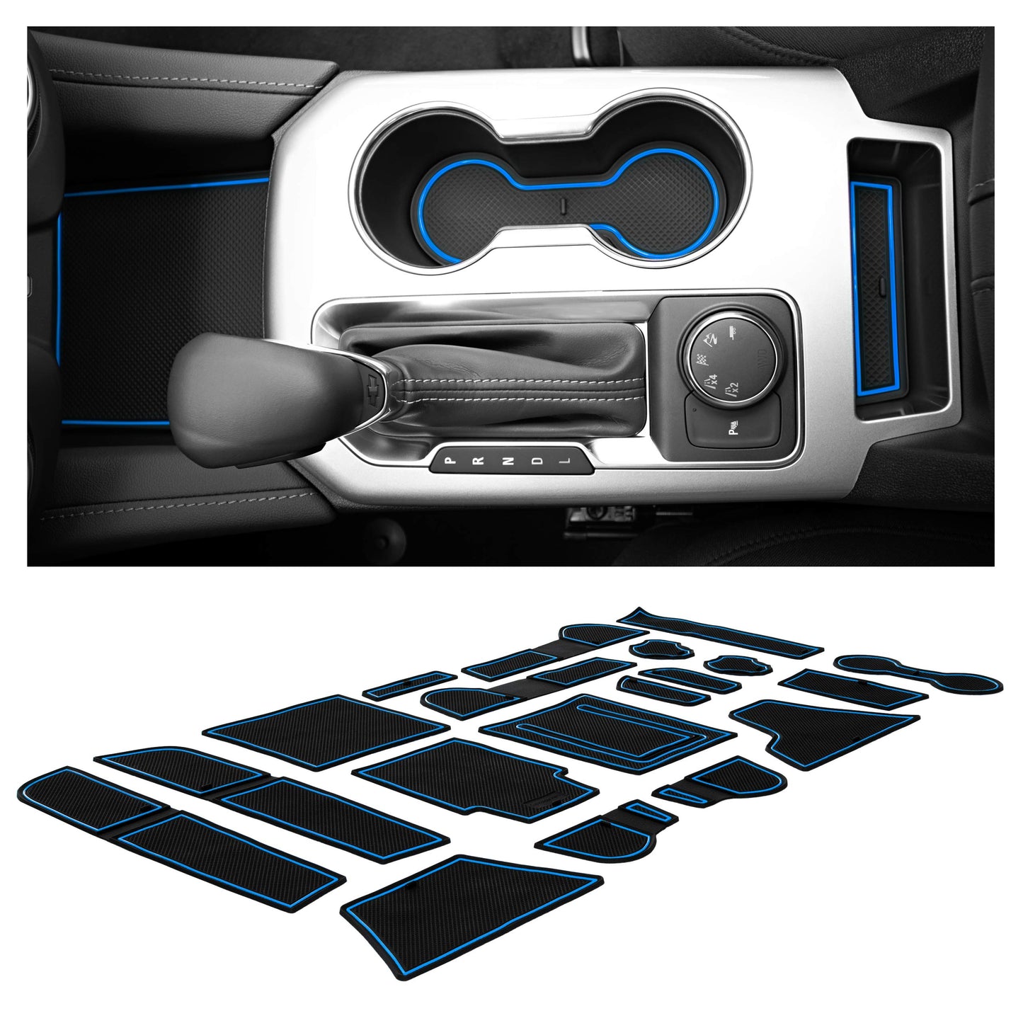 2019-2022 Chevy Blazer - Premium Cup Holder Liners Kit