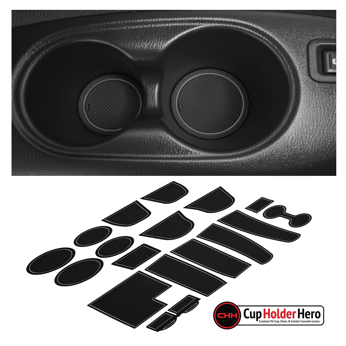 2017-2020 Nissan Armada - Premium Cup Holder Liners Kit