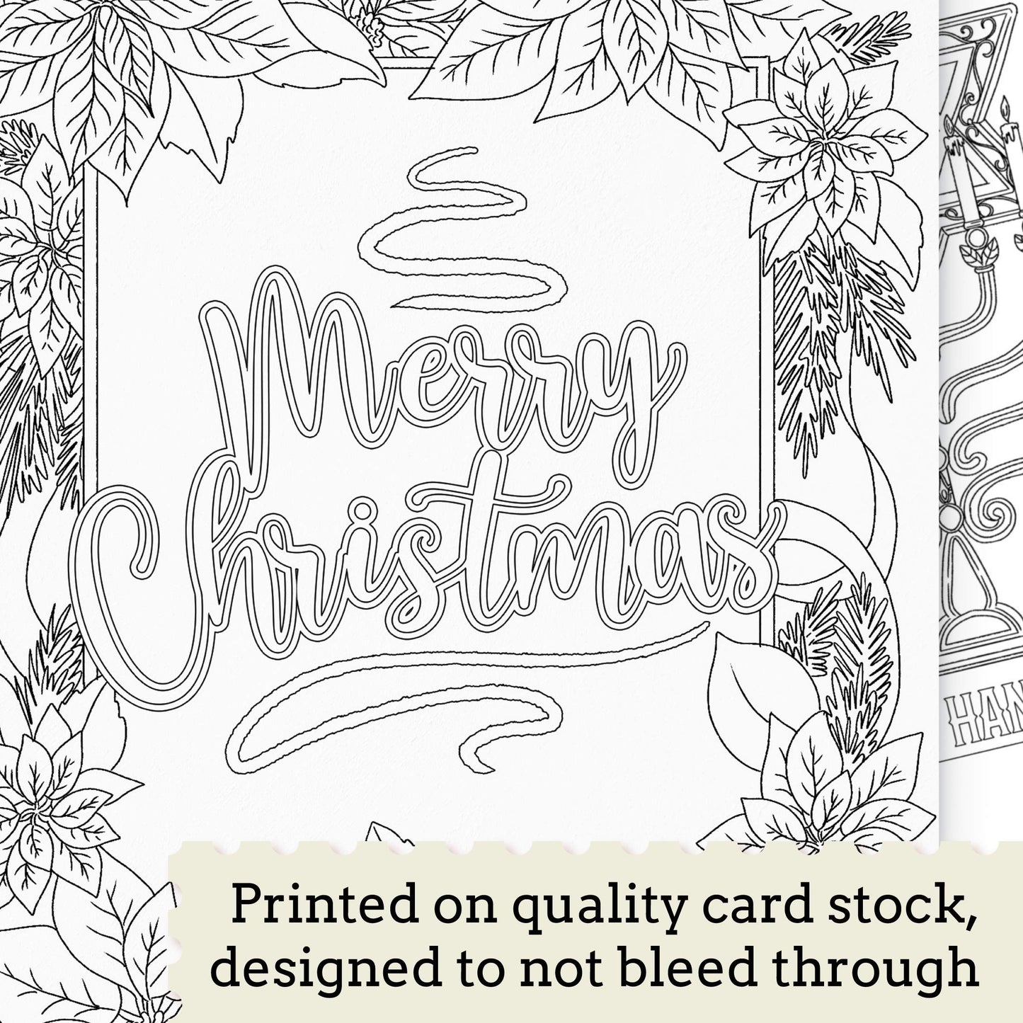 Unique Colorable Greeting Cards (12 Cards to Color with 12 Different Designs, Blank Inside, and 12 White Envelopes)