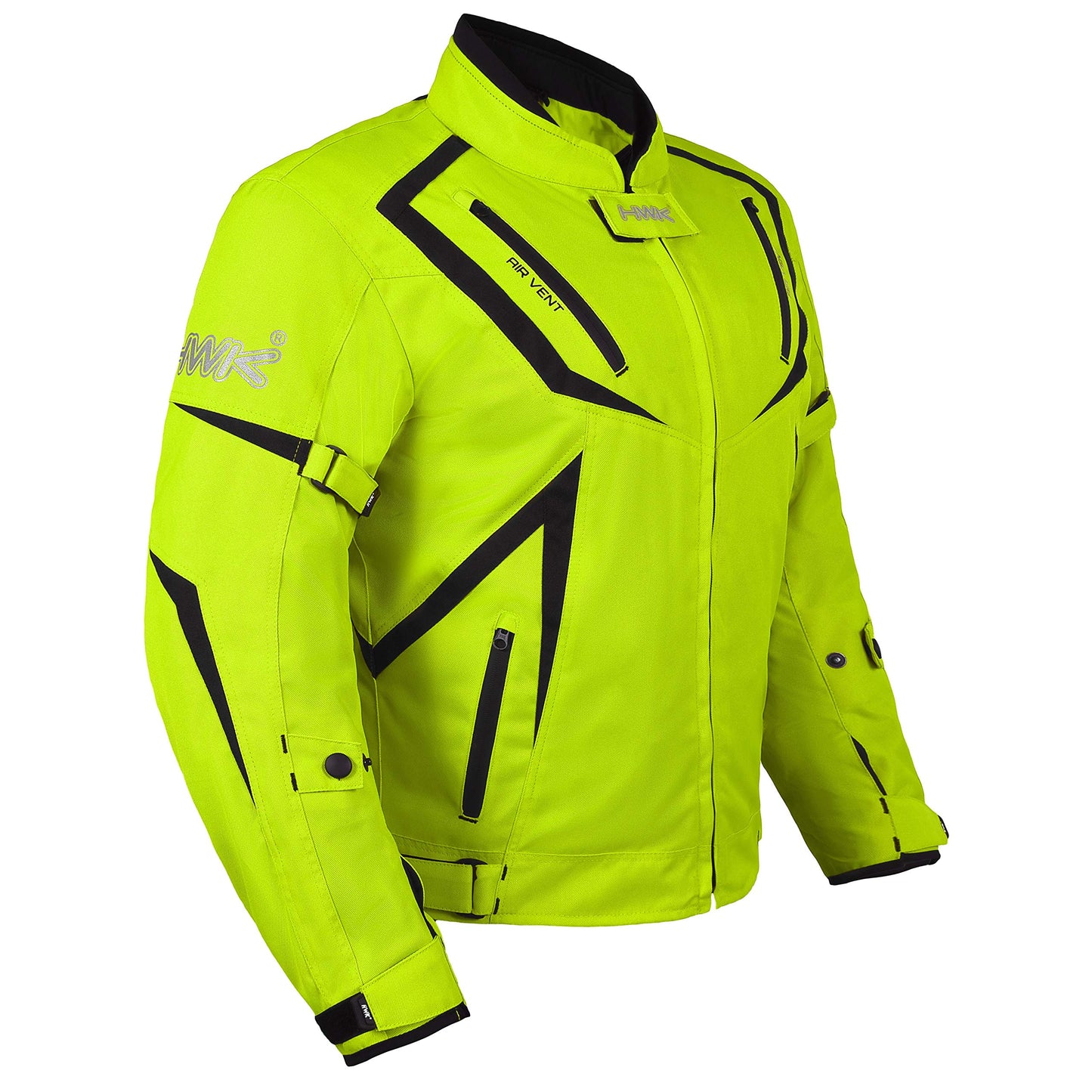 HWK Motorcycle Jacket Riding Mens Textile Motocross Dualsport Racing Hi-Vis Biker CE Armored Water Resistant Jackets Spartan